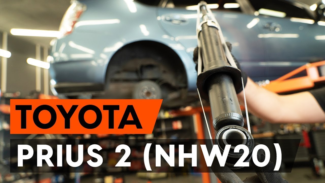 Πώς να αλλάξετε γόνατο ανάρτησης πίσω σε Toyota Prius 2 - Οδηγίες αντικατάστασης