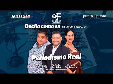 90 Radio Rio Tercero - Córdoba Federal En Vivo - Punto a Punto (Programa 15-05-2026)