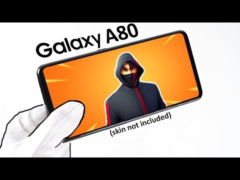 Samsung Galaxy A80 Phone Unboxing - Fortnite, Free Fire, PUBG Mobile Video