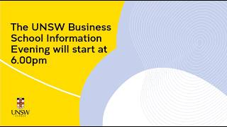 UNSW Business Information Evening - 2026