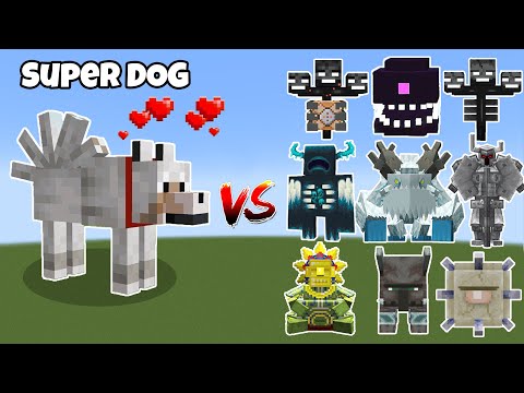 Ultimate Showdown: SuperDog takes on Minecraft's strongest bosses!