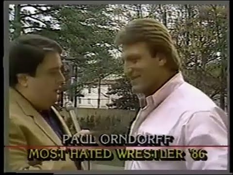 Paul Orndorff reacts to being voted the most hated wrestler of 1986 - Pro Wrestling This Week