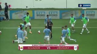 Ecuador vs Uruguay ( 4-2 ) | Goles y Resumenes