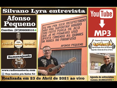 Silvano Lyra entrevista Afonso Pequeno