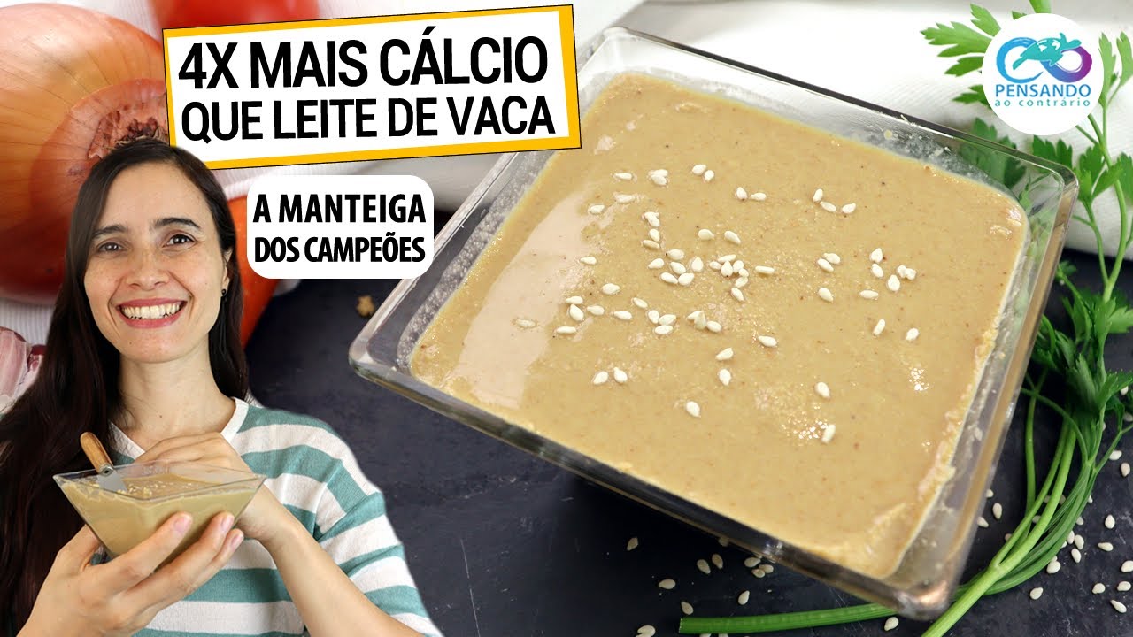 ESTA MANTEIGA VEGANA TEM 4X MAIS CÁLCIO QUE LEITE DE VACA! SEM COLESTEROL, É FÁCIL DE FAZER!