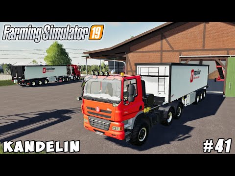 Selling poppie, milk & potatoes, cows caring | Kandelin Farm | Farming simulator 19 | Timelapse #41