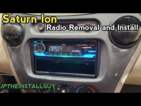 Saturn Ion radio removal replacement install