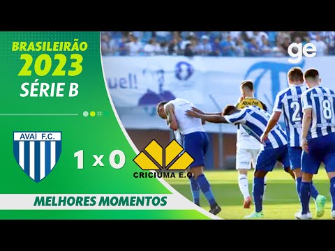 Gols e lances de Avaí x Criciúma