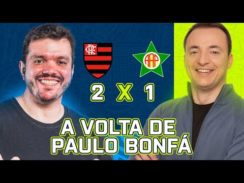 MELHORES MOMENTOS FLAMENGO X PORTUGUESA 2X1 NA TRIBO E RONALDO TV