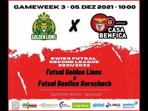 HIGHLIGHTS - Futsal Golden Lions vs. Futsal Benfica Rorschach