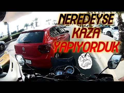 PSİKOPAT POLO (KAZA YAPIYORDUK) | GİDONUMA ÇARPAN DAYI | YAYALARA ÖNCELİK | #motovlog 5