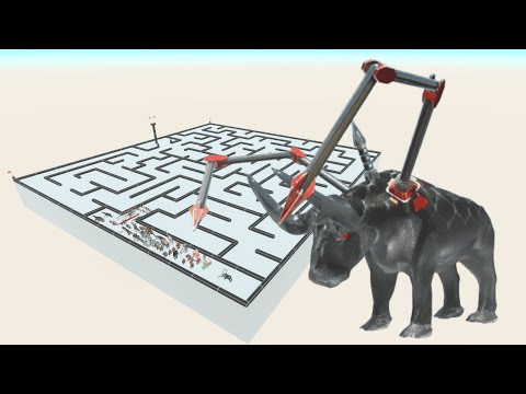 ESCAPE FROM ALIEN GORGON #1- Animal Revolt Battle Simulator