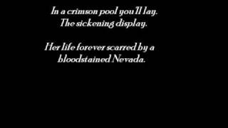 Soul Embraced - Bloodstained Nevada - Lyrics
