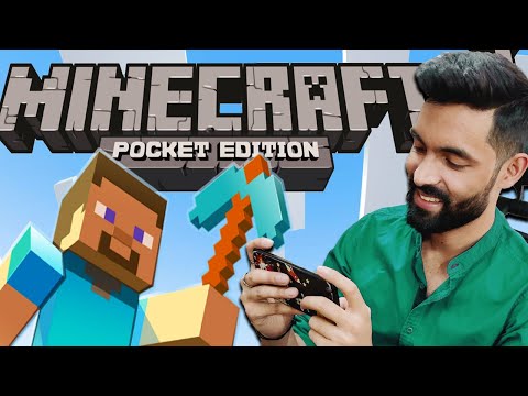 I PLAYED MINECRAFT POCKET EDITION FOR THE FIRST TIME