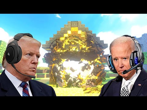 US Presidents Play Minecraft With REAL LIFE PHYSICS!