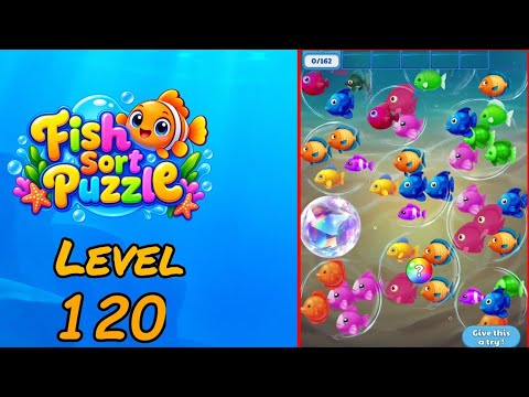 Fish Sort Puzzle Level 120 Walkthrough thumbnail