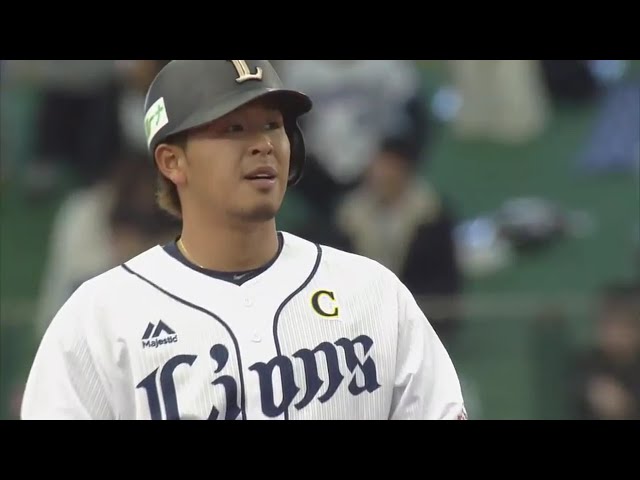 【8回裏】ライオンズ・浅村 ライトフェンス直撃の勝ち越しタイムリー2ベースヒット!! 2017/3/23 L-D