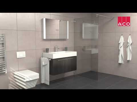 ACO ShowerDrain C – powerful, robust, easy to clean!