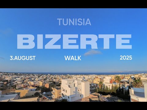 BIZERTE - TUNISIA - 4 HOUR WALKING TOUR 2025 - 4K