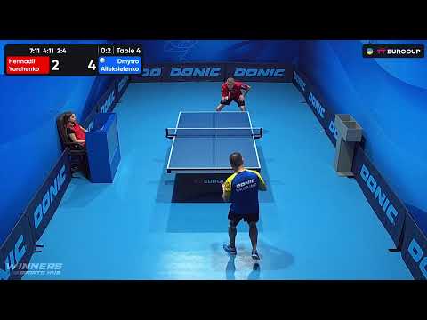 11:10 Hennadii Yurchenko  - Dmytro Alieksieienko 12.07.2023 TTEuro.Cup Ukraine Professional. TABLE 4