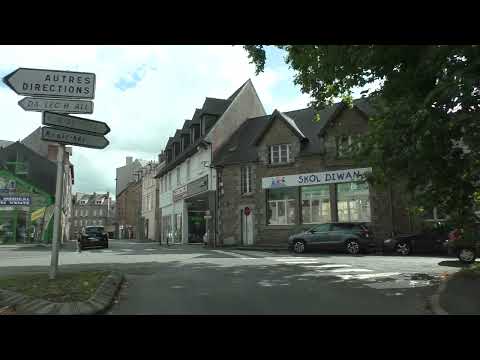 Driving Around 22200 Guingamp, Côtes d'Armor, Brittany, France 22nd September 2025