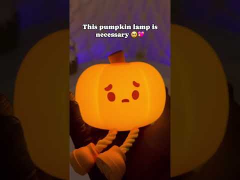 Silicone Pumpkin night light