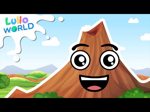 Vulcano  🌋 - Lullo World e @SofiaDelBaldo   - cartoni animati