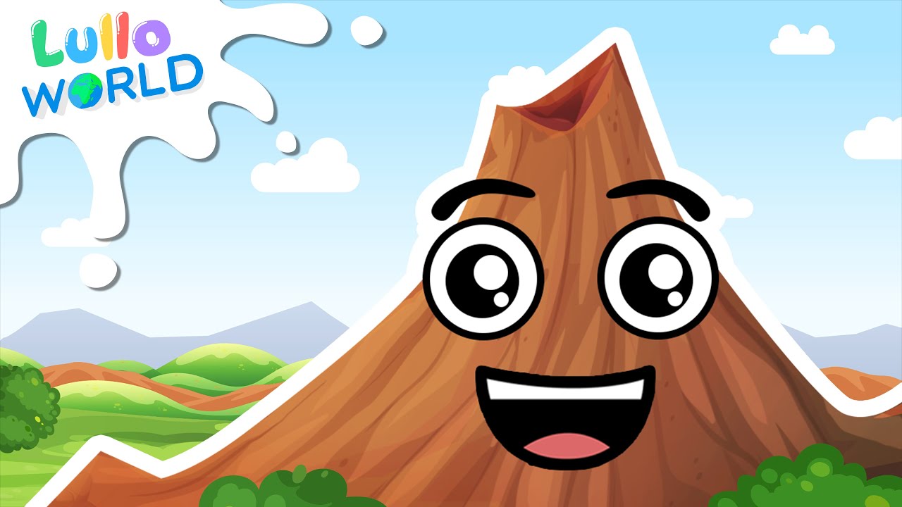 Vulcano  🌋 - Lullo World e @SofiaDelBaldo   - cartoni animati