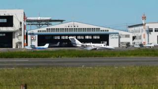 preview picture of video 'Cessna Citation at Yao airport (ビジネスジェット　八尾空港にて）'
