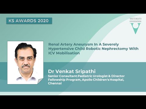 Robotic Approach to a renal artery aneurysm in an eight-year old child