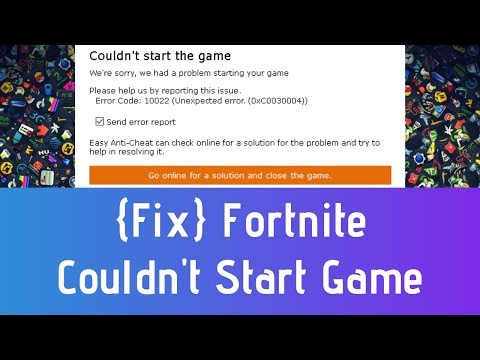 fortnite couldnt start the game launch error easyanticheat not installed fix - error 20006 fortnite