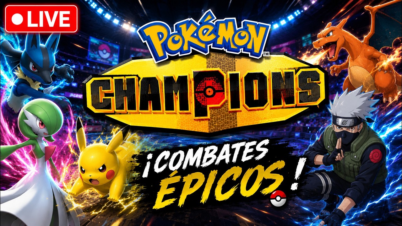 🚨VOLVEMOS A POKEMON CHAMPIONS🚨JUGUEMOS ALGUNOS COMBATES RANKD EN DIRECTO