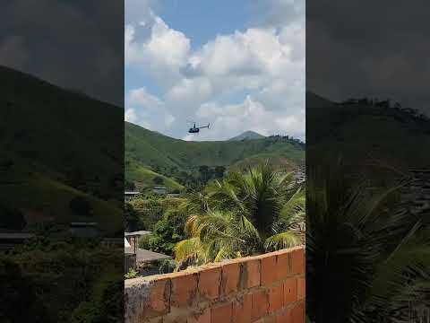 elicopitero na cidade Raul Soares MG