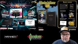 Retro-Bit Holy Diver & R-Type Returns Limited Collector's Editions NES & SNES Official Cartridges!