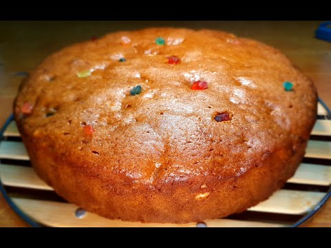 SPONGY FRUIT CAKE ||  SUPER EASY CHRISTMAS CAKE ||