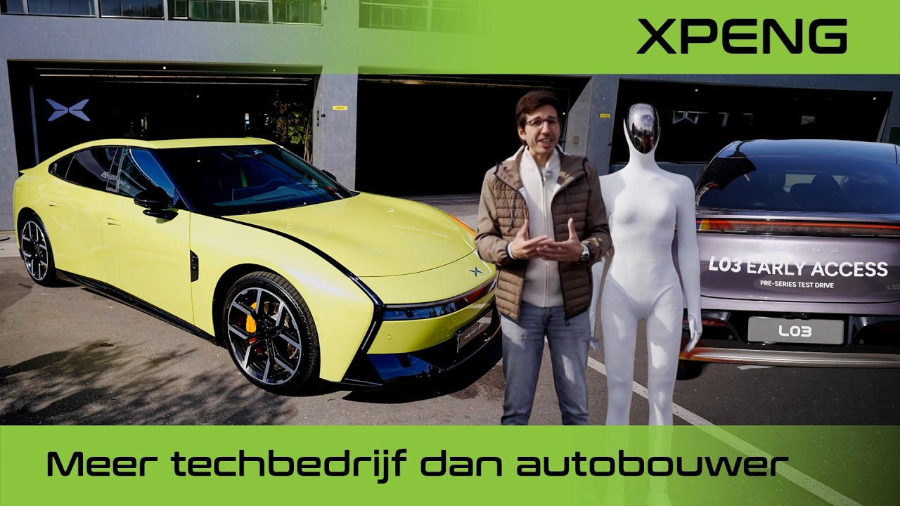 XPENG verrast met robot, zelfrijdende auto én nieuwe L03 | Andreas Pol