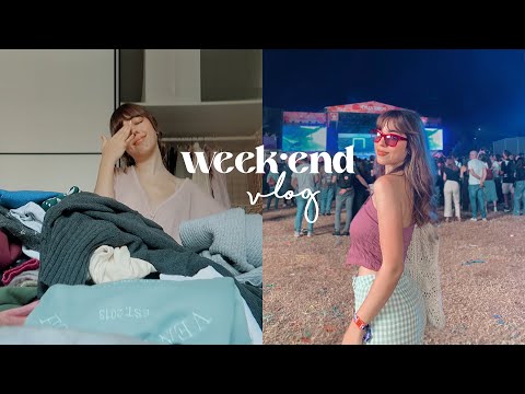 Limpieza de armario, series nuevas y festivales 💖 | vlog fin de semana
