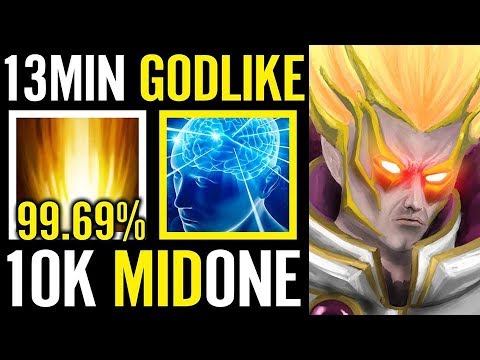 MidOne Invoker 99.69% BRAIN WORK BEST INVOKER Sunstriker Dota 2