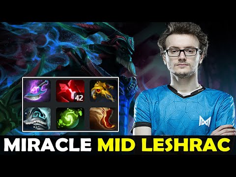 MIRACLE MID LESHRAC - BAD START TO GODLIKE | DOTA 2 Gameplay