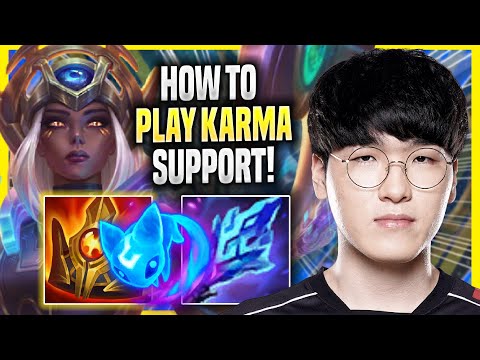 LEARN HOW TO PLAY KARMA SUPPORT LIKE A PRO! - DK Kellin Plays Karma SUPPORT vs Rakan! | Season 2022