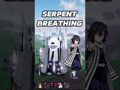 SERPENT BREATHING SHOWCASE (Weak Legacy 2) #demonslayer #roblox #hungergamestiktok