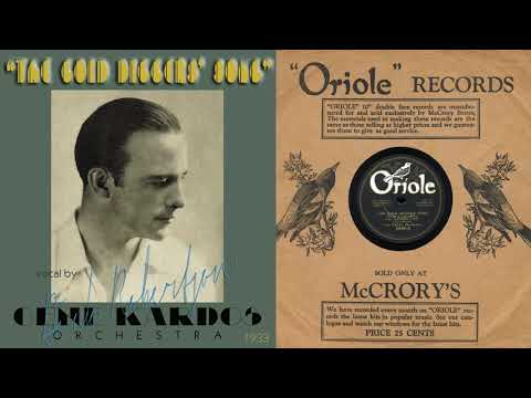 1933, The Gold Diggers' Song, We're in the Money, Gene Kardos Orch. Dick Robertson vocal, HD 78rpm