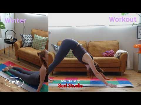 【Workout｜5分】全身を使って温める｜ウィンターワークアウト⛄️