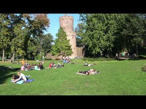 Mooie herfstdag in het Kronenburger park