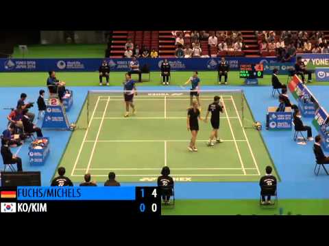 QF - XD - M.Fuchs / B.Michels vs Ko S.H. / Kim H.N. - 2014 Badminton Japan Open