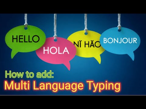 How to install different input typing languages in the built-in keyboard app of android device?
