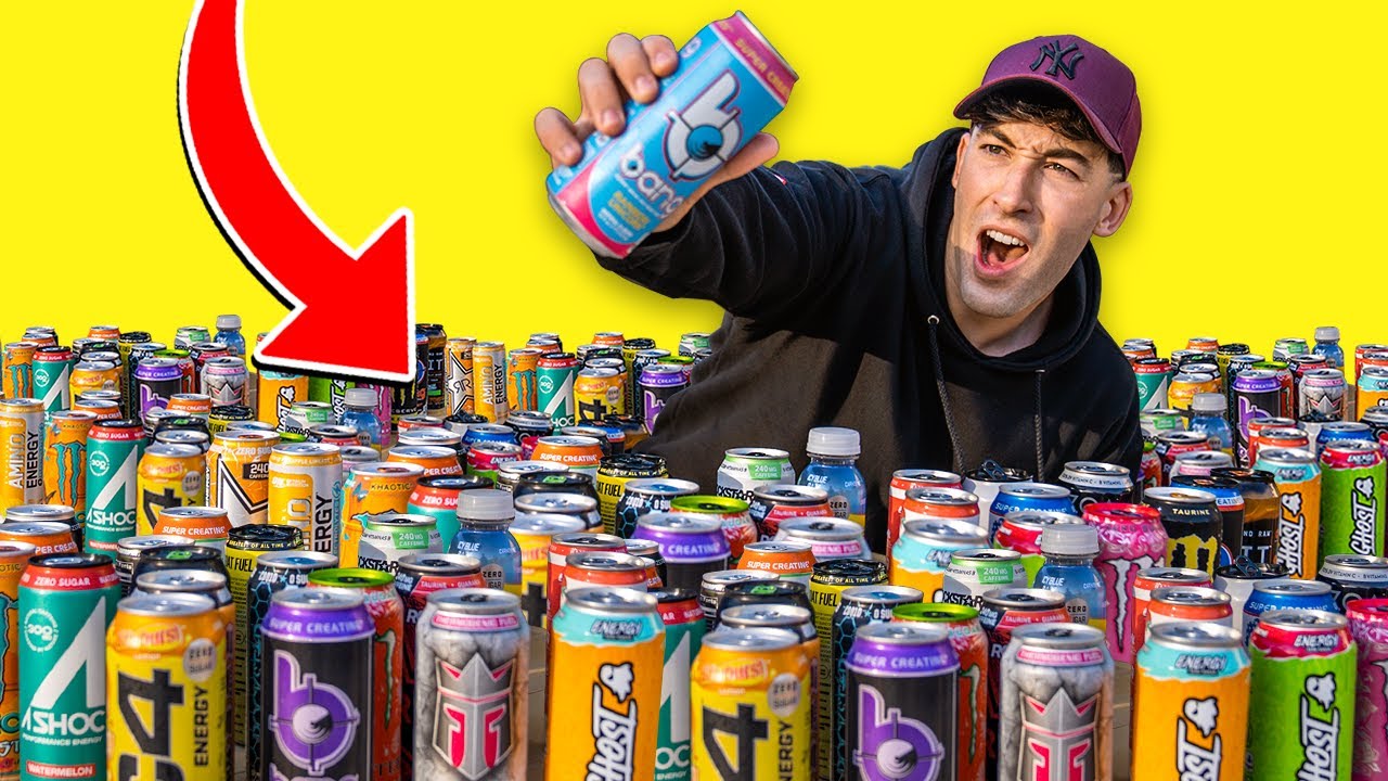 COMPRÉ TODAS LAS BEBIDAS ENERGÉTICAS DEL MUNDO