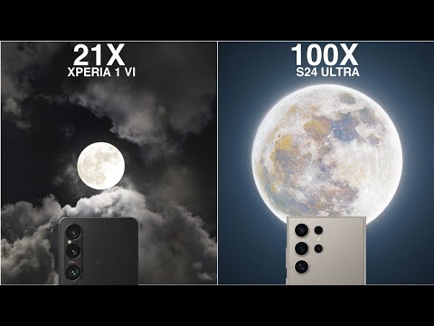 Sony Xperia 1 VI vs Galaxy S24 Ultra Live Zoom Test Comparison
