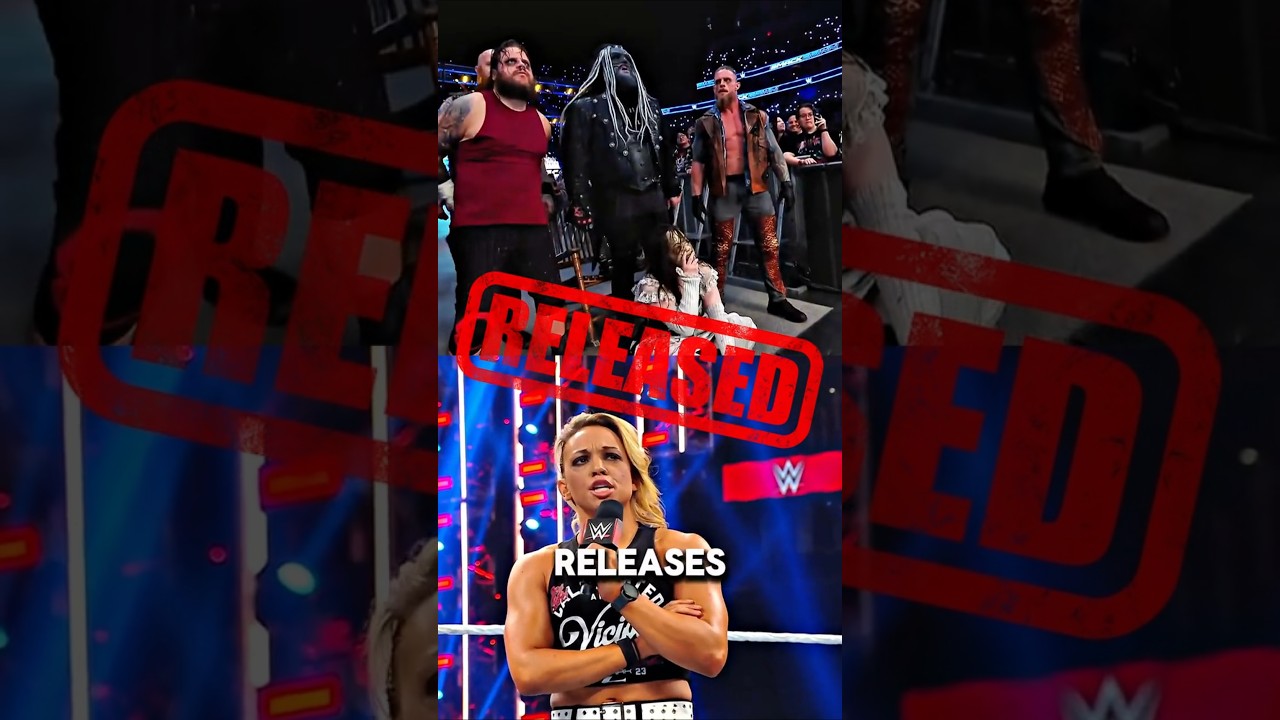 BREAKING: Mass WWE Releases...Entire Wyatt Sicks, Zoey Stark, Alba Fyre & Andre Chase 😨 #shorts