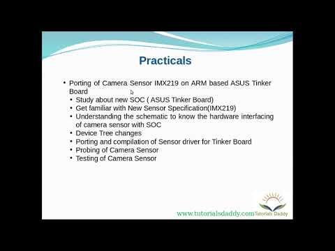 camera sensor training